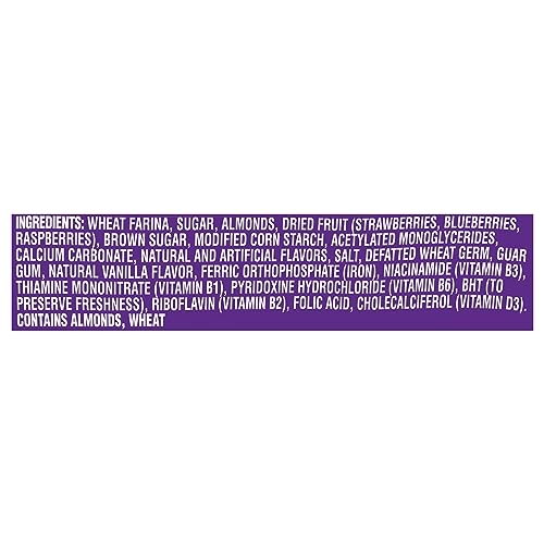 CREAM OF WHEAT INSTANT HOT CEREAL TO-GO CUPS, MIXED BERRY WITH ALMONDS, 2.29 OUNCE