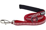 Red Dingo Reflective Dog Lead, Large, Red, My Pet Supplies