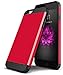 iPhone 6s Plus Case, Apple iPhone 6s Plus, rooCASE [Exec Tough] Slim Fit Case Protective PC / TPU [Corner Protection] Armor Cover Shock Resist Rugged Protective Case for iPhone 6 Plus - Red