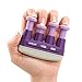 Prohands VIA Hand Exerciser, Finger Exerciser (Hand Grip Strengthener), Spring-Loaded, Finger-Piston System, Isolate and Exercise Each Finger, (6 lb Medium Tension, Purple-Via)