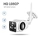 FREDI HD Wifi Wireless 1080P Bullet IP Security Surveillance Waterproof Camera Night Vision Motion Detection At/Leaving Home Surveillance Camera for Outdoor Home & Business,Up to 128G SD(not include)