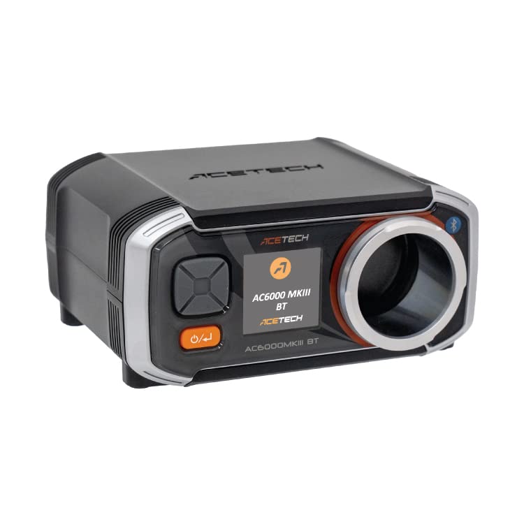 ACETECH Airsoft Chronograph Series BBs Shooting Measurement Speed Tester Chrono for Gamers (AC6000 MKIII (Bluetooth))