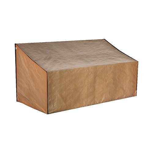 Abba Patio Outdoor 3-Seat Patio Wicker/Rattan Lounge Porch Sofa Cover, Water Resistant, Brown