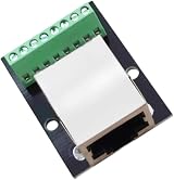 PENGLIN 2pcs RJ45 Ethernet Single Female Adapter 2.54mm Pitch Shielded Network view 5
