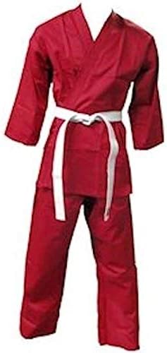 Red Karate Uniform with Belt
