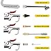 Hromee 20 Piece Air Compressor Accessory Kit with Blow Gun Clean UP Air Tool 1/4” NPT Connect Coupler and Plug Tire Air Chucks and Inflation Needles Pneumatic Accessory Set