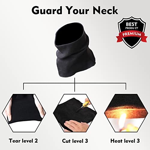 Cut Resistance Welding Neck Protector, 100 Kevlar Neck Protection Welding Helmet Neck Gaiter
