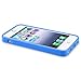 eForCity TPU Rubber Skin Case Compatible with Apple iPhone 5 / 5S, Blue Jelly