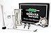 Cocktail Shaker Set – 7 Piece Essential Barware Kit with Stainless Steel Boston Shaker Tin, Pint Glass, Double Jigger, Hawthorne Strainer, 11” Bar Spoon, Muddler and 2 Speed Pours