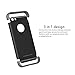 iPhone SE Case,Minimalism 3 in 1 Ultra Thin and Slim Hard Case Coated Non Slip Matte Surface with Electroplate Frame for Apple iPhone 5, iPhone 5S, iPhone SE -Black