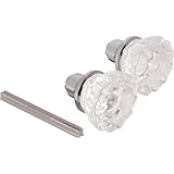 Defender Security E 2328 Mortise Style Fluted Glass Perfect for Replacing Broken Antique Lock Sets on Interior Doors, Features 2