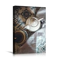 Canvas Wall Art Coffee Coffee Drinks Farmhouse/Country Kitchen Multicolor Photography Relax/Calm - 12x18 inches