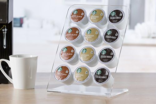 KitchenMate KM-211 Clear Acrylic 12 Coffee K Cups Pod Holder