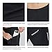 Baleaf Men’s Cycling Shorts 3D Padded Bicycle Bike Pants with Side Pockets, UPF 50+ and Quick-Dry Black Size XXLthumb 4