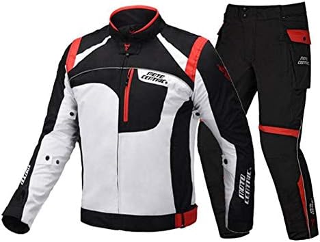 ANTLEP Motorcycle Jacket Pants Armoured 7 pieces of EVA armor Oxford fabric With reflective stripes Dry and comfortable For bicycles, riding motorcycles, cross country