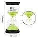 Sand Timer, 4 Colors Hourglass Sandglass Timer Sand Clock 1min/ 3mins/ 5mins/ 10mins for Kids, Games, Toothbrush Timer, Classroom, Kitchen Use, Home Office Decoration (4-PACK)