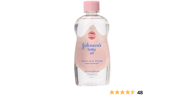 j and j baby oil
