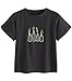 SheIn Women's Casual Cute Graphic Crew Neck Tops Short Sleeve Tees Large Black
