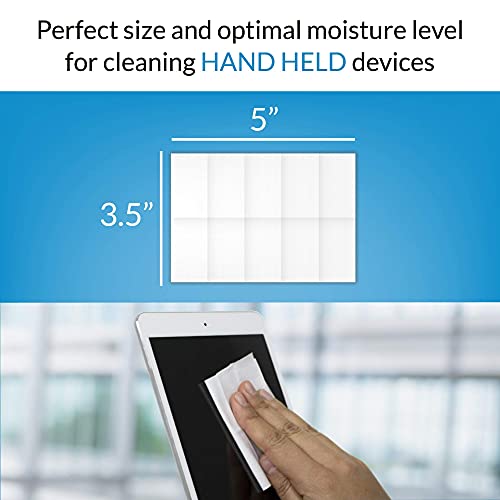 iCloth Lens Cleaning Wipes [5 x 3.5 Inches 150 Wipes] Safe for All