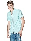 GUESS Men's Turner Dobby Short-Sleeve Shirt