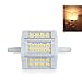 Spevert Warm white Dimmable R7S 10W SMD 5730 J78 Horizontal Plug LED Lamp J Type Double Ended Tungsten Halogen Bulb Replacement - 3200K