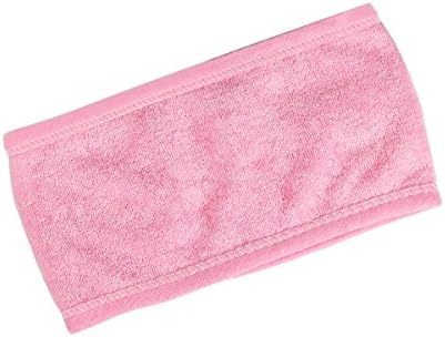popom Cotton Spa Bathing Make up Wash Face Cosmetic Headband Hair Band,Pink
