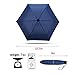 Fidus Small Windproof Travel Umbrella - Compact Folding Light Portable Sun & Rain Outdoor Golf Umbrella Women Men Kids-Navy Blue
