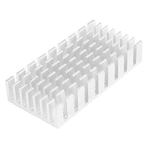 uxcell Rectangle Aluminum Heatsink Cooling Fin 50mmx25mmx10mm for Mosfet IC