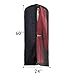 La Saveur 2 Pack 60 inch Garment Bags, Extra Long for Dresses, Gowns, Clothes Storage…