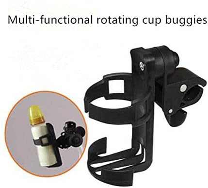 CUTE NUT 360 Adjustable Quick Release Cage Holder, Stroller Organizer Cup Holder Universal Fit Prams or Bike with Anti-skid Pads