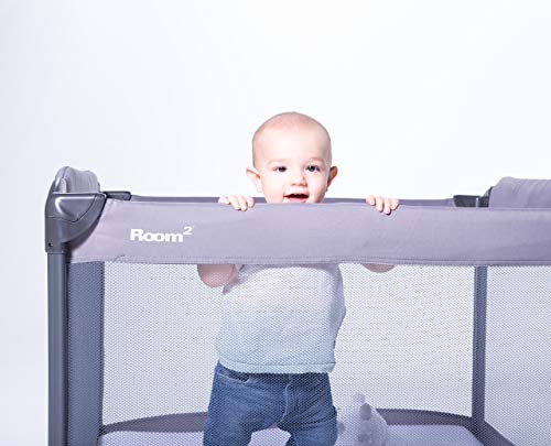 4 JOOVY+Room2+Portable+Playard+Charcoal