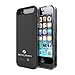 ZeroLemon® Ultra Slim Juicer, External Protective Battery Case for iPhone 5s / iPhone 5 - [MFI Apple Certified] 2400mAh Capacity, 12 Month Warranty - Matte Black