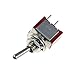 ESUPPORT On/Off Mini Miniature Toggle Switch Car Dash Dashboard SPST 2Pin Pack of 10