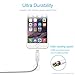 Apple MFi Certified Lightning Cable, Voltmax iPhone Charger w/Reinforced Aramid Fiber for iPhone Xs/Xs Max, Xr, X, 8/8Plus, 7/7Plus, 6/6Plus, 5s/5C/5, iPad Pro/Air 2, iPad Mini 4/3/2(White-3ft)