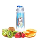 Kinzi Sport Fruit Infuser Water Bottle, 27 oz