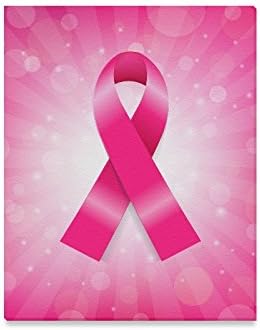 Amazon Com Pink Breast Cancer Awareness Ribbon Oil Painting