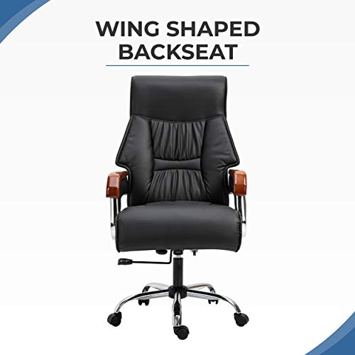 Halter Executive Office Chair High Back Reclining Executive Desk Chair, Bonded Leather