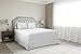 Bed Skirt (King, White, 15 Inch Fall) - Hotel Quality, Iron Easy, Quadruple Pleated , Wrinkle and Fade Resistant by Utopia Bedding