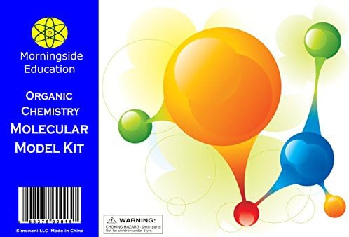 Molecular Model Kit by Morningside Education - Organic Chemistry - Includes 50 Atoms, 90 Connectors, Separating Tool and Case - Atomic Hands-On Learning