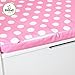 KidKraft Austin Toy Box Cushion - Pink with White Polka Dots, Soft Fabric Cover, Gift for Ages 3+