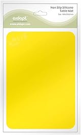 Aidapt Yellow Silicone Non Slip Table Mat 250 x 180 mm view 2
