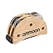 ammoon Elliptical Cajon Box Drum Companion Accessory Foot Jingle Tambourine for Hand Percussion Instruments Burlywood