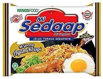 Mie Sedaap Mie Goreng Ayam Krispi - 3.17oz (Pack of 9)