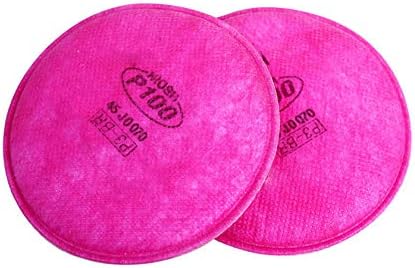 Particulate Filter Compatible with 2091 P100, Installed on 6000 7000 FF-4 Filter Retainer Use, 4.3 Inch (8 Pcs 4 pairs)