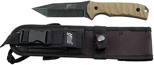 MTech MX-8065 Xtreme USA Fixed Blade Knife, Black/Green, 10-Inch