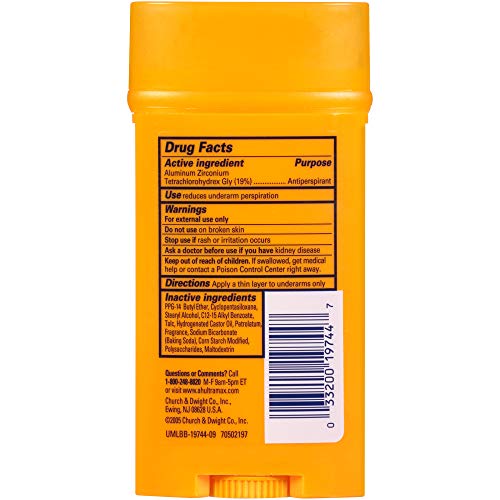 ARM & HAMMER ULTRAMAX AntiPerspirant Deodorant Active Sport 2.60 oz