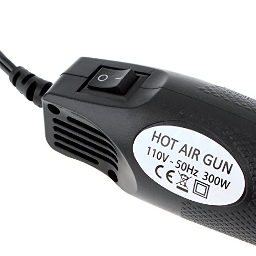 ChgImposs Mini Hot Air Gun, 110V 300W Portable Multi Function Electrical Heat Tool for DIY Embossing, Shrink Wrapping, Drying Paint