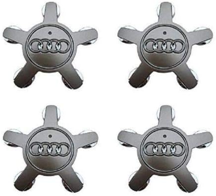 Luck16888 OEM 4 Pcs Wheel Center Cap 4F0601165N for Audi Q3 Q5 Q7 A4 A5 A6 A7 S4 S6 New