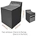 Covolo Washing Machine Cover Washer Cover Dryer Cover Waterproof Sunscreen Dustproof Durable Thicker Fabric 2 Zippers Design for Convenient use(29
