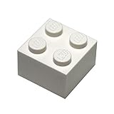 LEGO Parts and Pieces: 2x2 White Brick x50